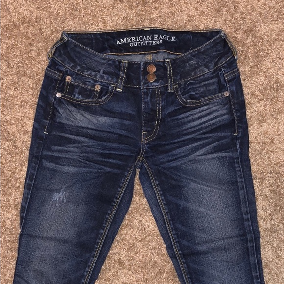 American Eagle Jeans SZ 00R - SEE NEWEST PHOTO - Picture 2 of 6